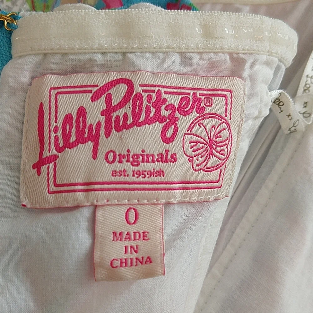 Lilly Pulitzer Vtg. Bubble Hem Dress - Picture 5 of 6